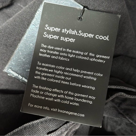 Insane gene Crossover Hi-Rise Straight Jeans Size 5/26 NWT - Picture 8 of 9